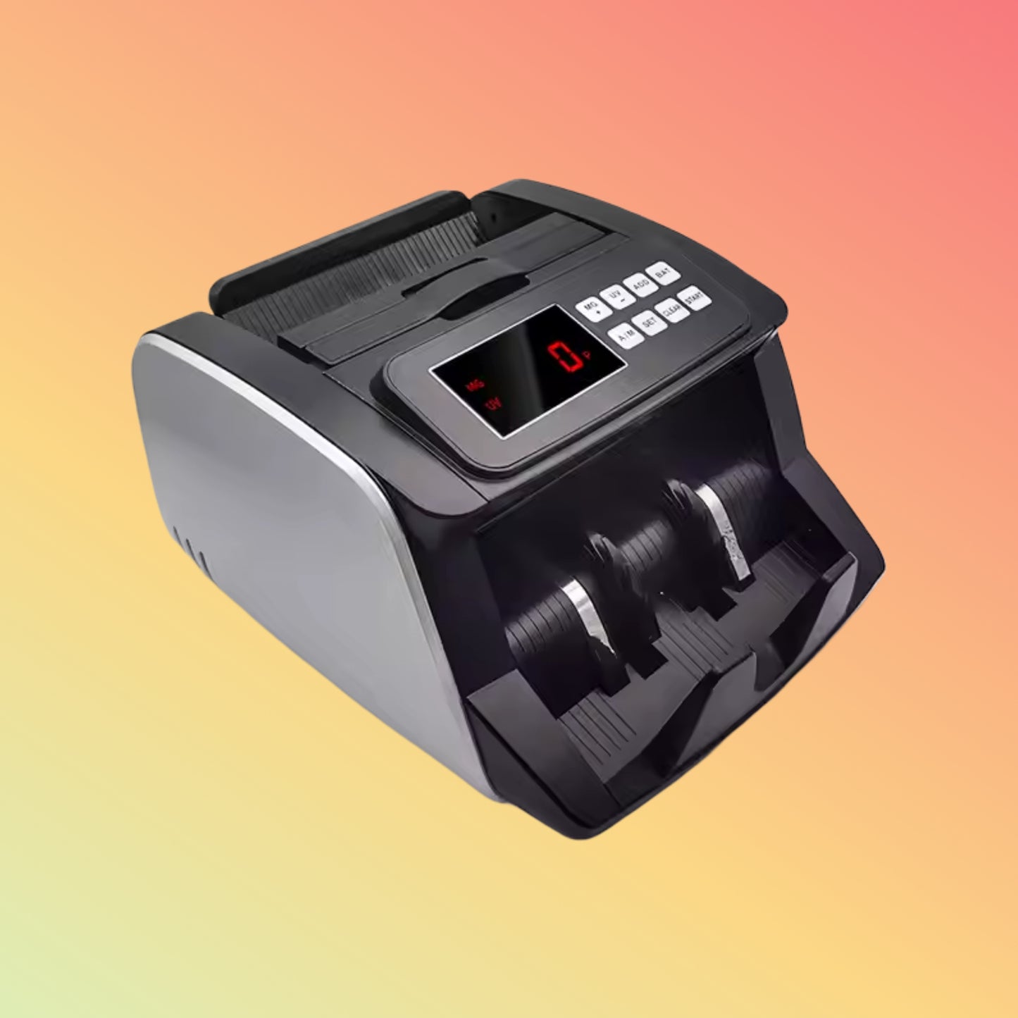 UN-10 Silver Portable Multi Currency Fake Money Counterfeit Detection Bill Counter Machine Money Counting Machine