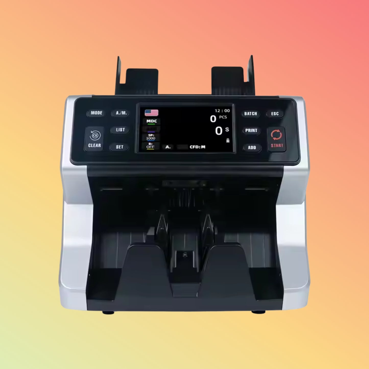UN-70A Mix Money Counter Cash Counting Machine Currency Counting Machine Money Counting Machine for Office Bank