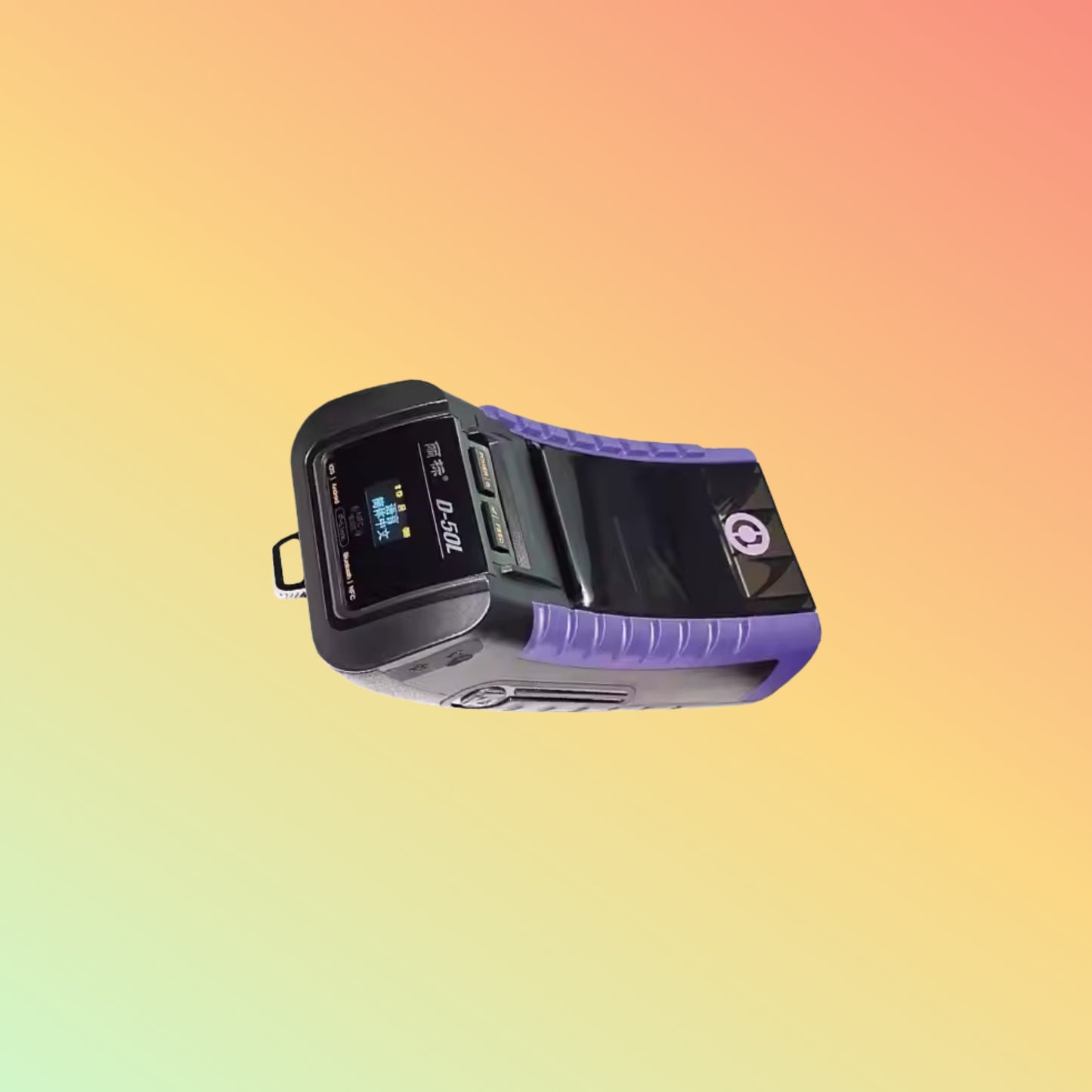 D-50L Handheld Heat Transfer Label Printer, Portable Label Machine 300dpi