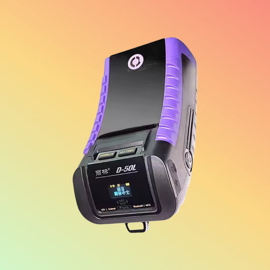 D-50L Handheld Heat Transfer Label Printer, Portable Label Machine 300dpi