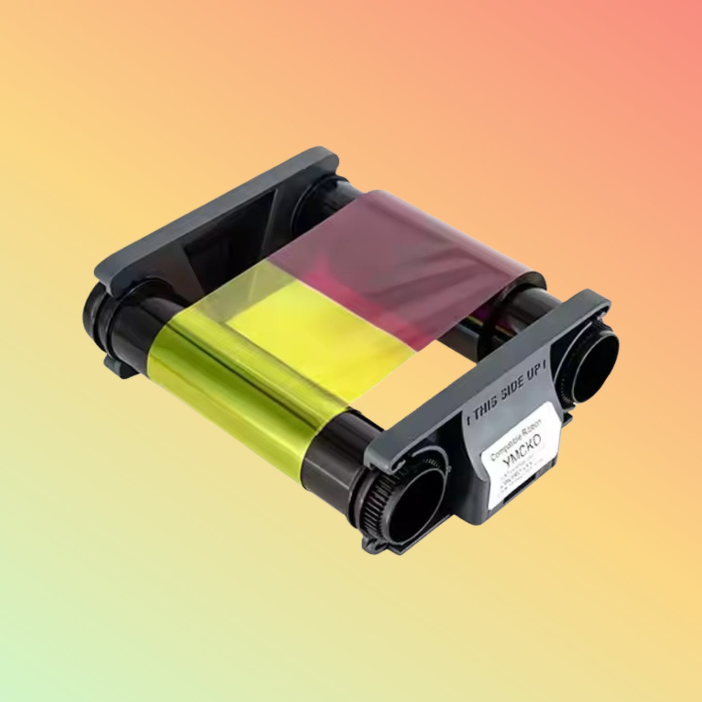 CBGR0100C Badgy100 / 200 YMCKO Color Ribbon 100 Prints/Roll