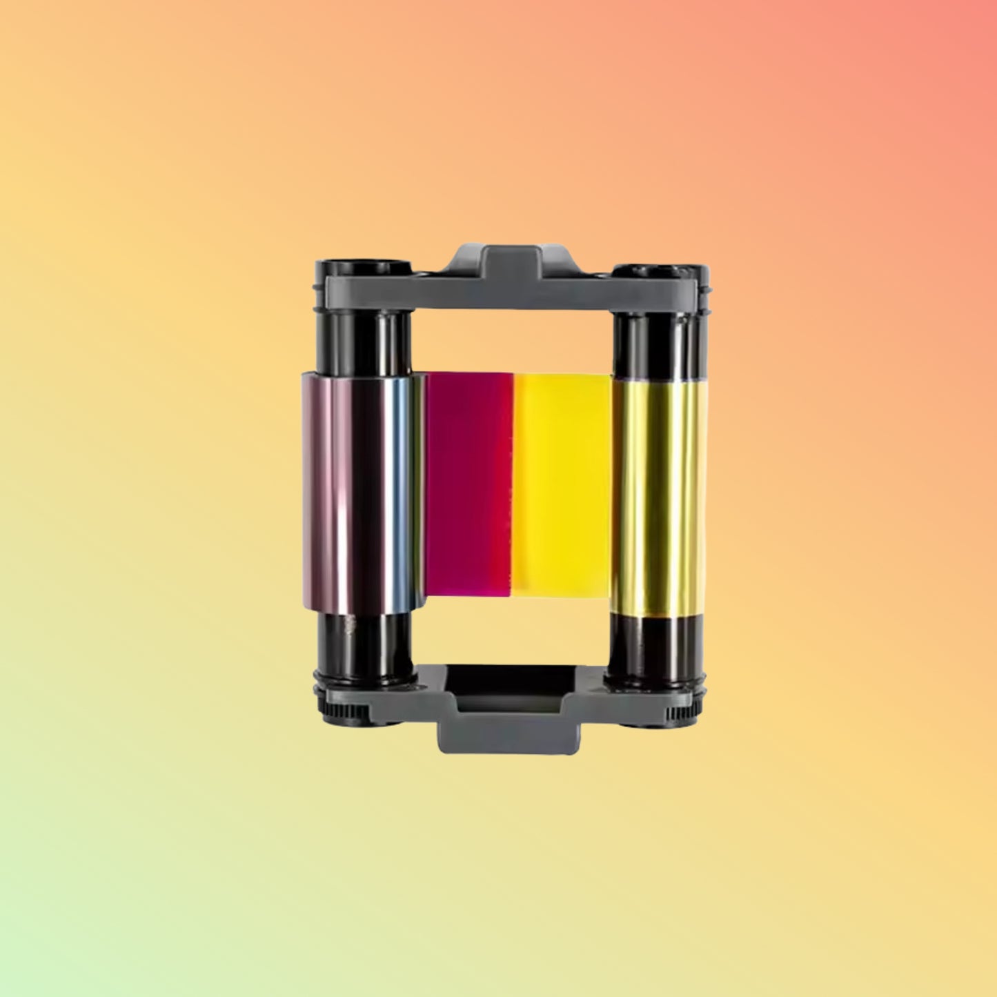 CBGR0100C Badgy100 / 200 YMCKO Color Ribbon 100 Prints/Roll