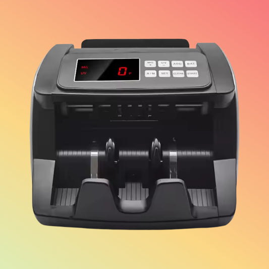 UNION 0710 Counts the Total VALUE Back Loader Banknote Counter Count Money Machine