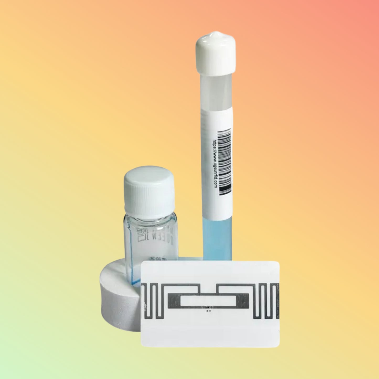 XGSun Anti-liquid RFID Security Label for Test Tube