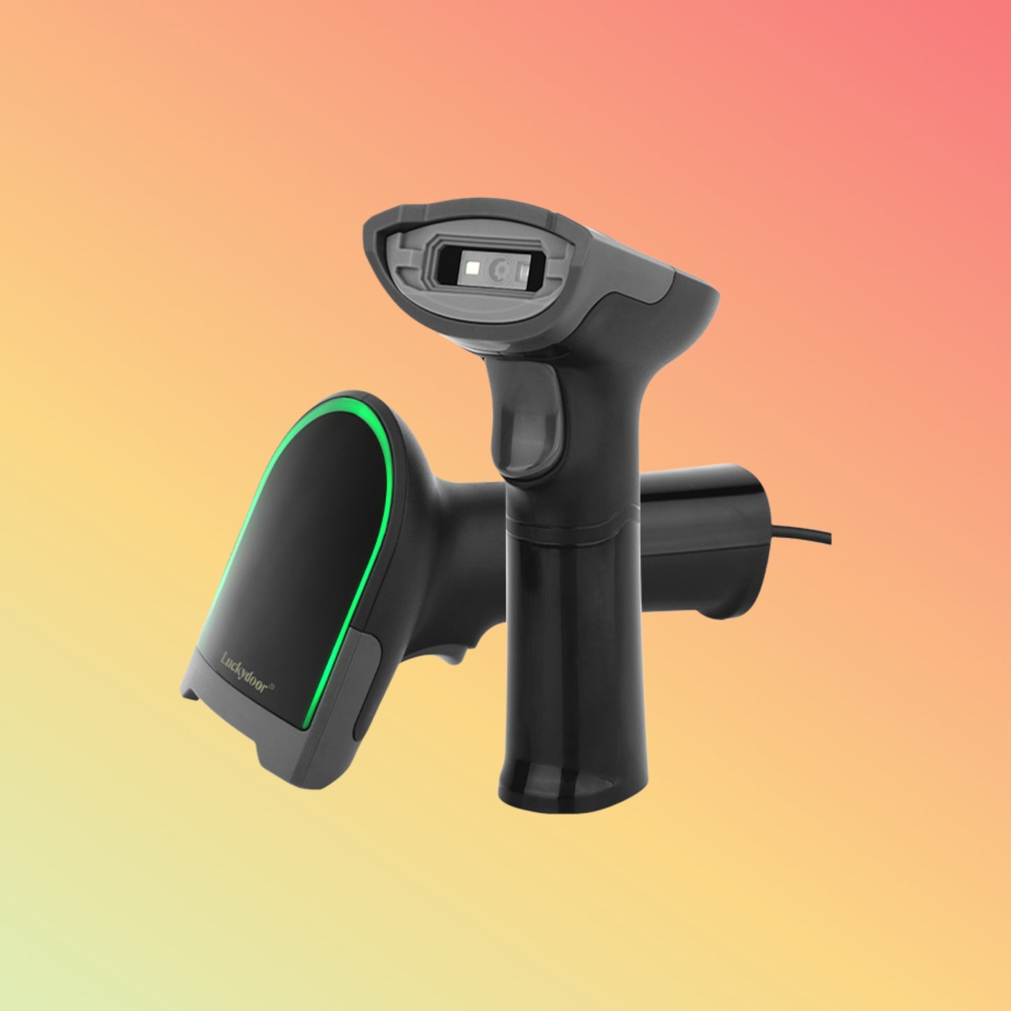 Luckydoor L500 2D Wired Handheld CMOS QR Code Reader Portable USB Barcode Scanner