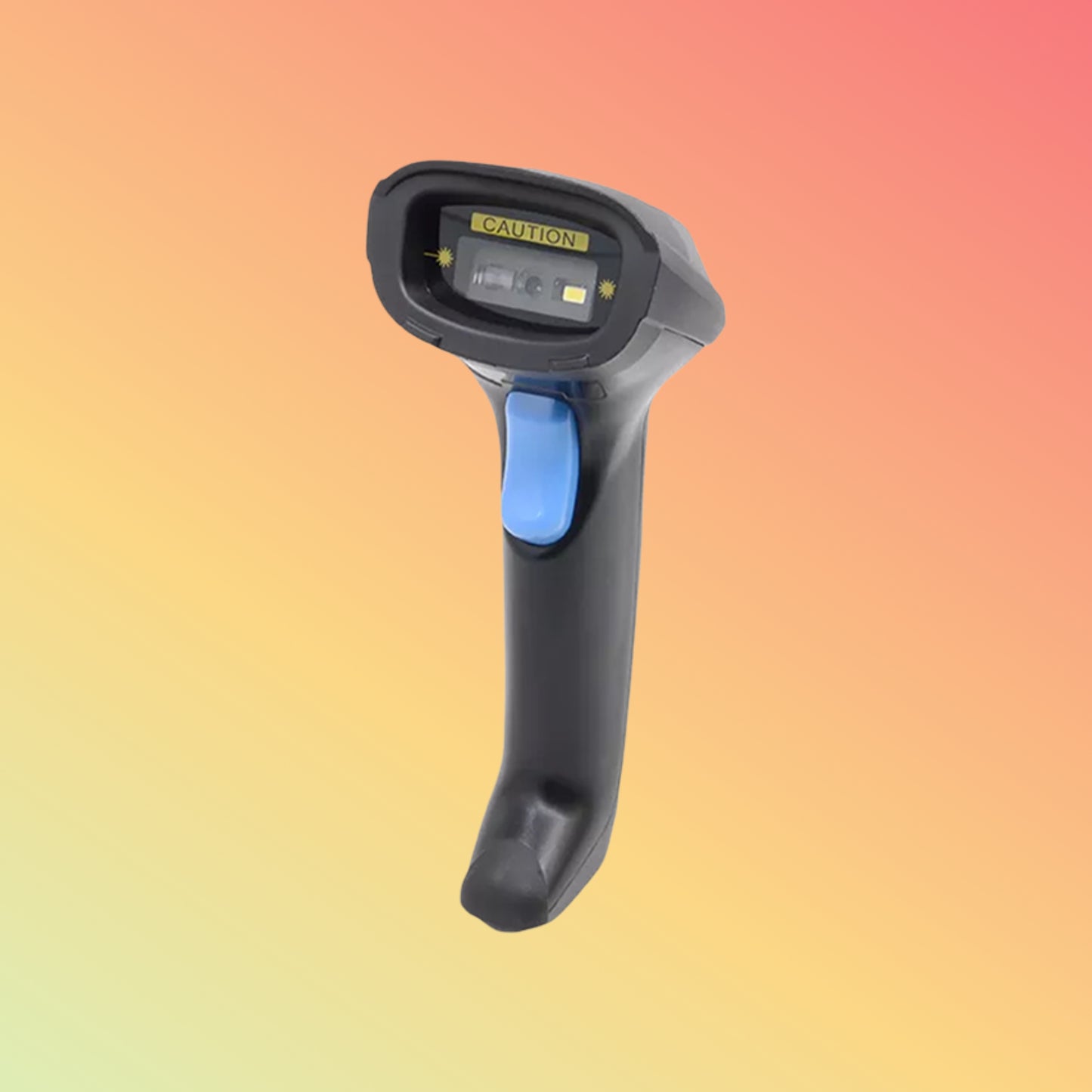 Luckydoor Cost Effective Barcode Scanner 2D USB Wired Handheld QR Code Reader Gun