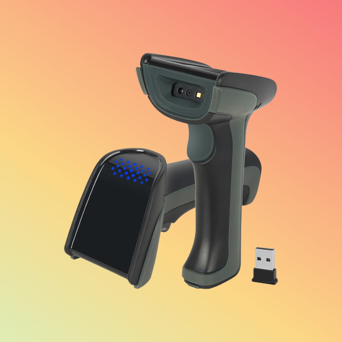 Luckydoor DS230RB 2D Barcode Scanner wireless 2.4G+bluetooth barcode qr code reader