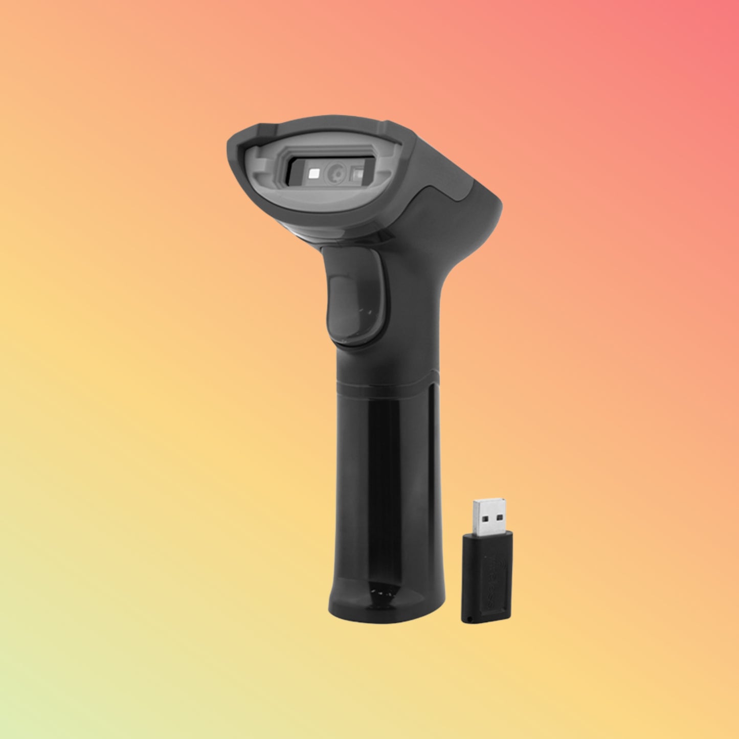 Luckydoor l500RB 2D handheld wireless bluetooth and 2.4G QR code scanner barcode scanner