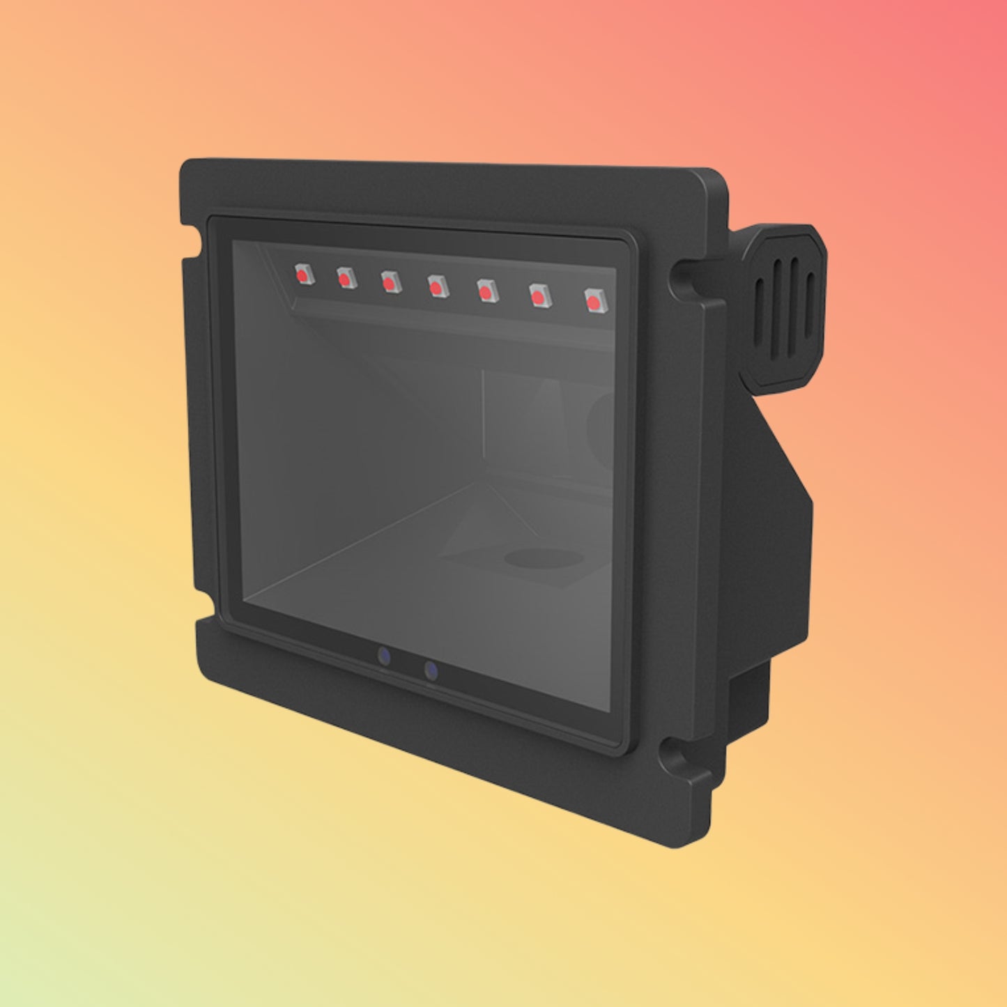 Luckydoor KS600H Embedded 2D Qr code Fixed Mount Barcode Scanner For Kiosk Machine