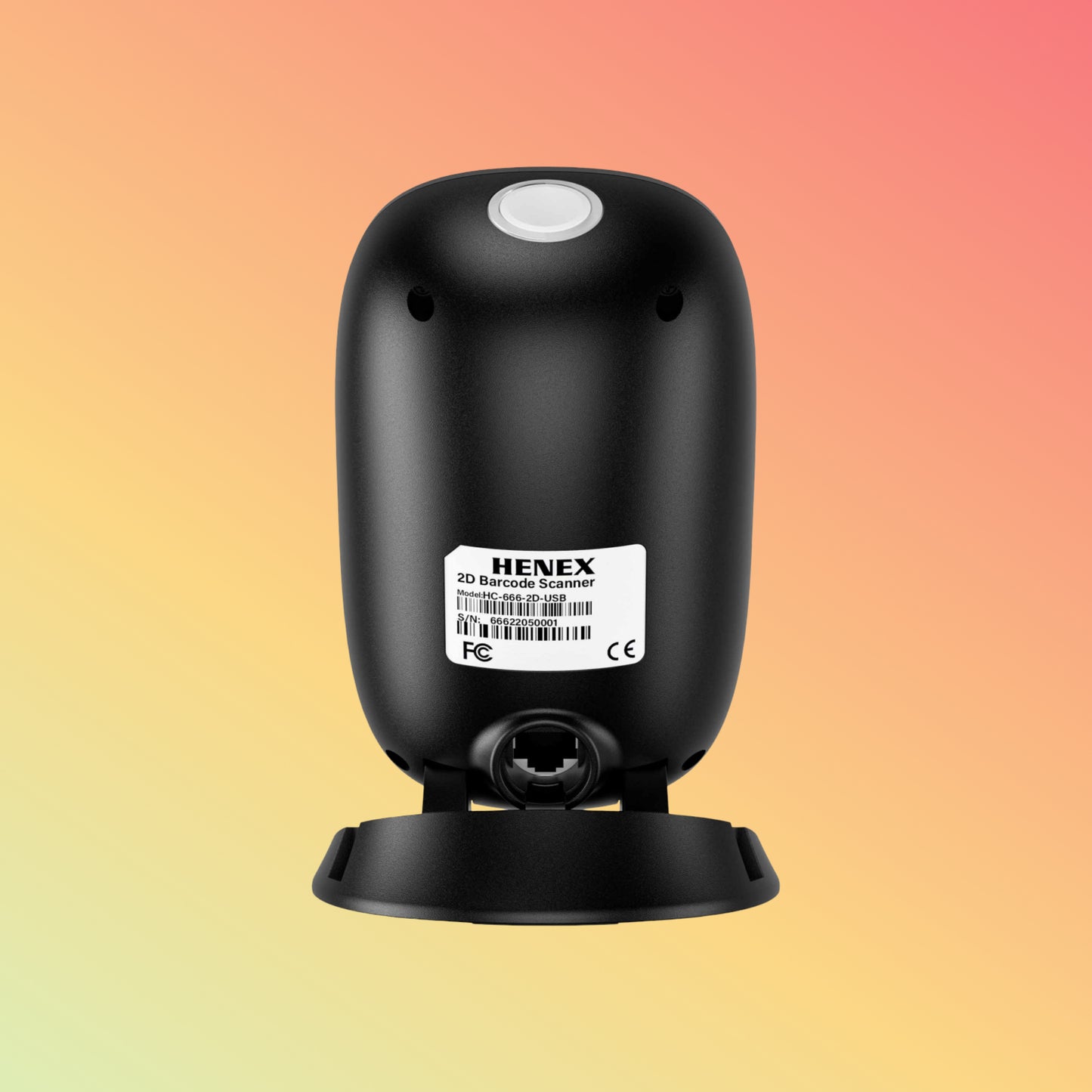 HENEX HC-666 2D Desktop Barcode Scanner