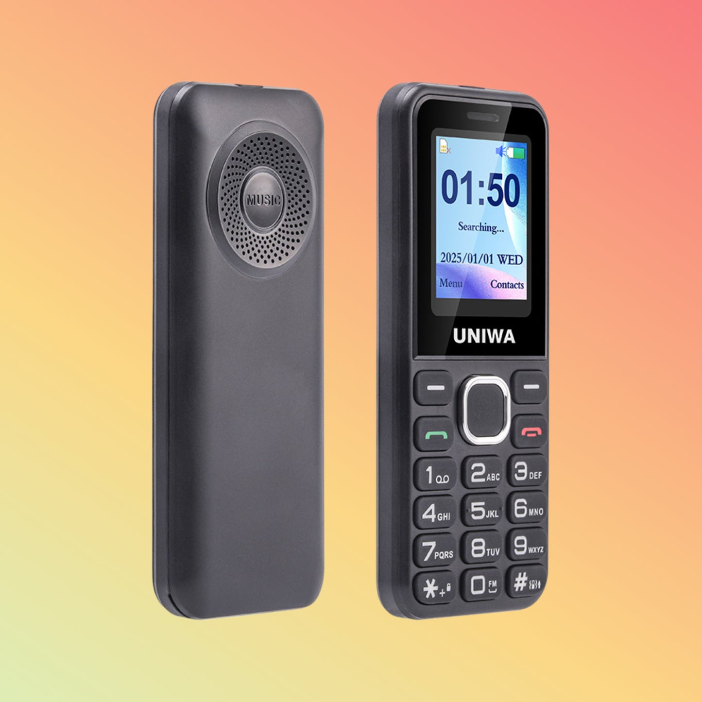 QTECH C1800 1.77 Inch Screen Qualcomm Single RUIM CDMA 1x 800MHz Button Phone