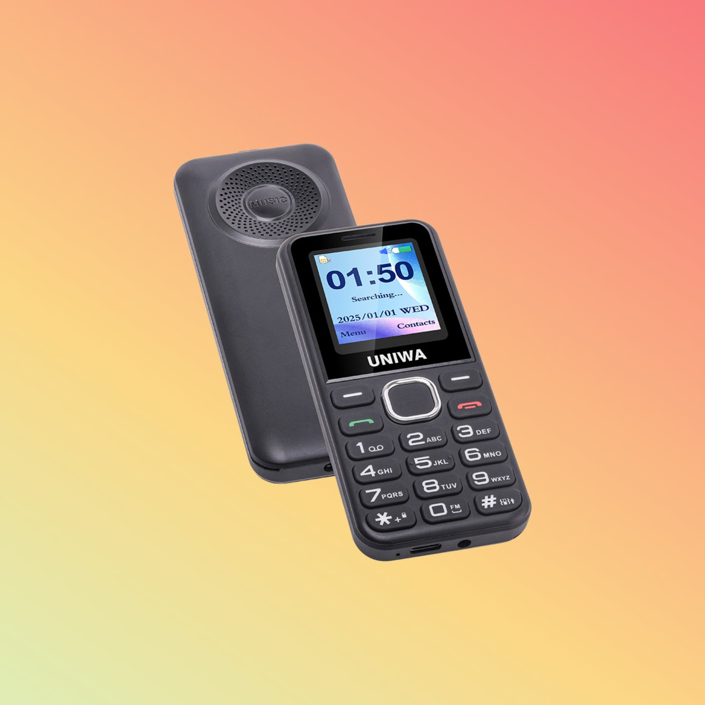 QTECH C1800 1.77 Inch Screen Qualcomm Single RUIM CDMA 1x 800MHz Button Phone