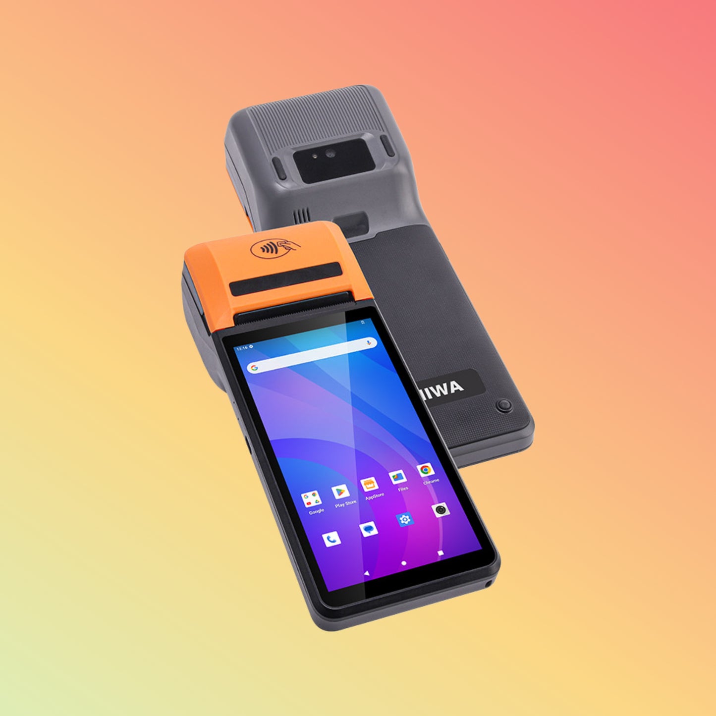 UNIWA V4P 6 Inch 4G NFC PDA Android 13 Handheld Android POS Terminal with Printer