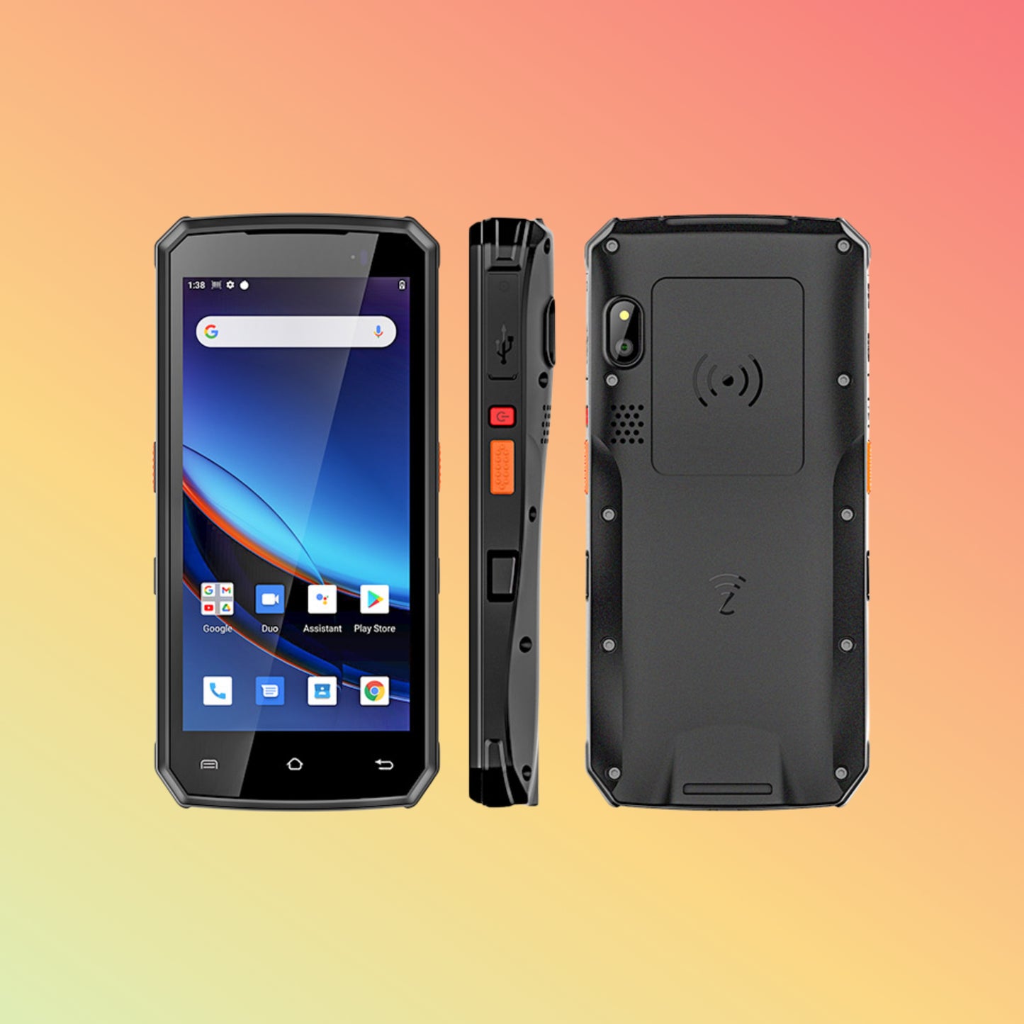 UNIWA M580S Handheld Mobile Device Industrial Rugged PDA Android with Barcode Scanner