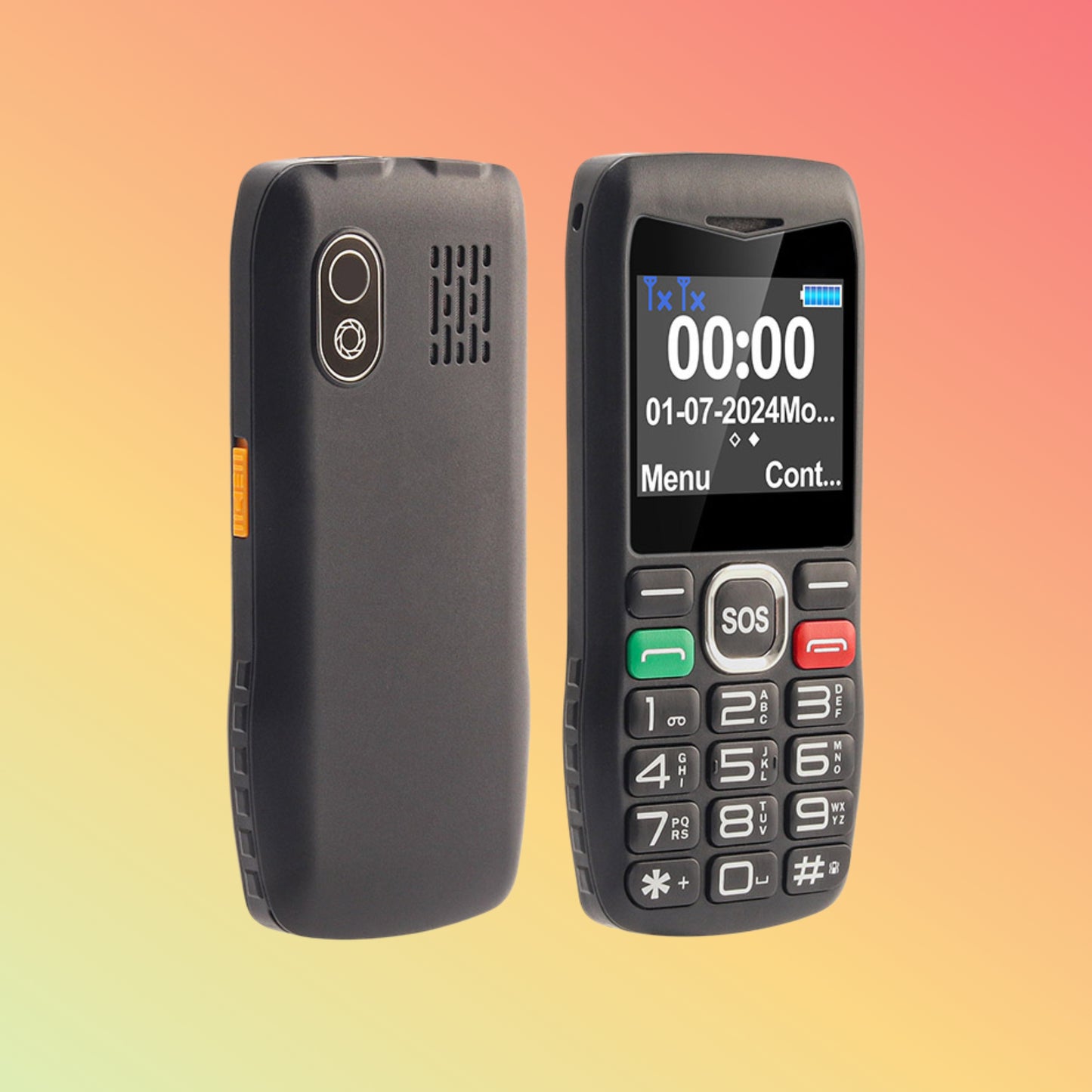 UNIWA V173 2 Inch Screen Dual SIM SOS Big Keypad Big Button Mobile Phone For Elderly