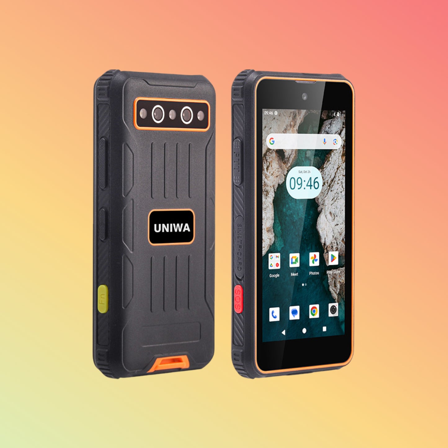 UNIWA R4001 4 Inch NFC IP68 Small Mini Rugged Smartphone with Night Vision Camera