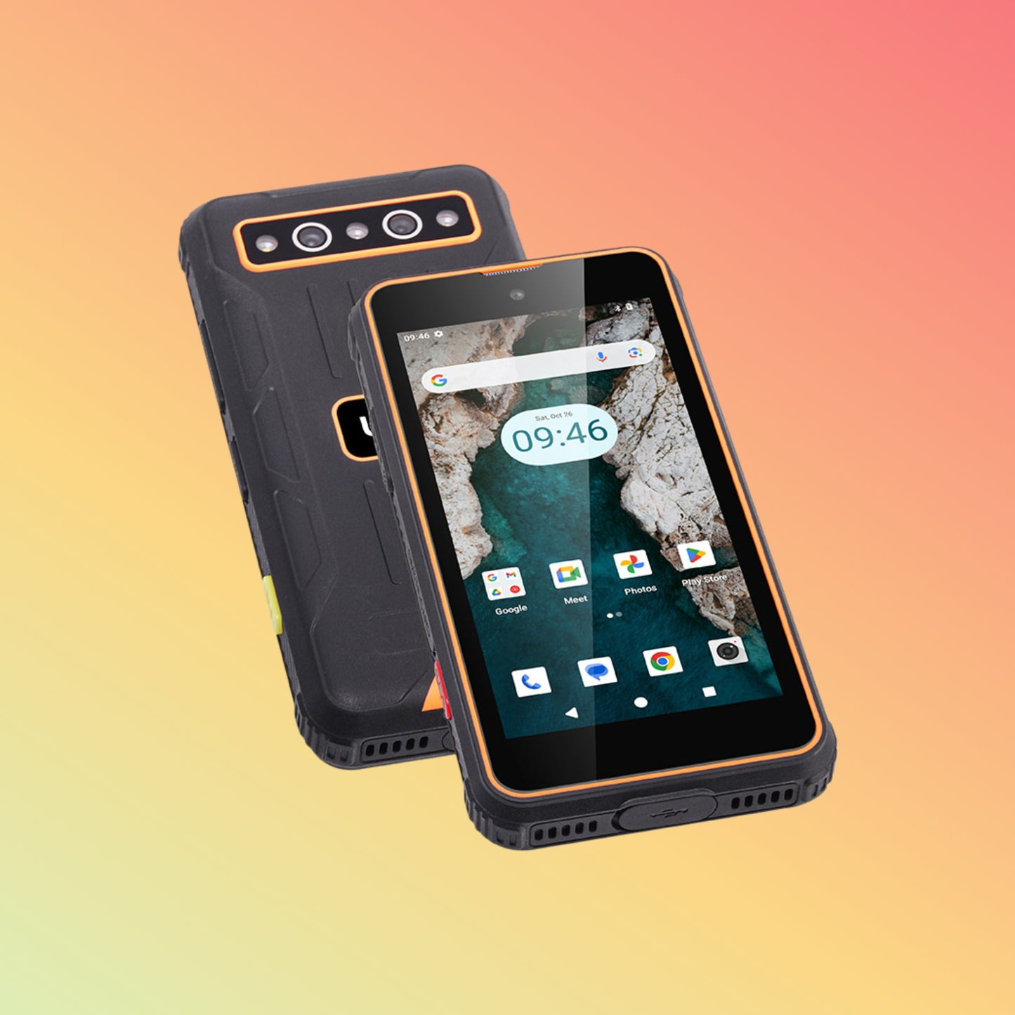 UNIWA R4001 4 Inch NFC IP68 Small Mini Rugged Smartphone with Night Vision Camera