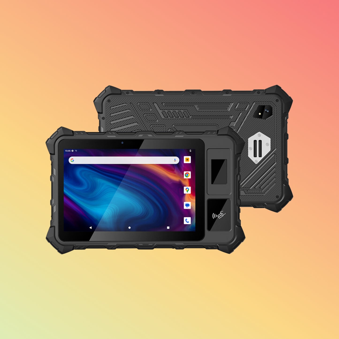 UTAB X819 8 Inch IP65 NFC Android Rugged Tablet with Smart Card or OCR Reader