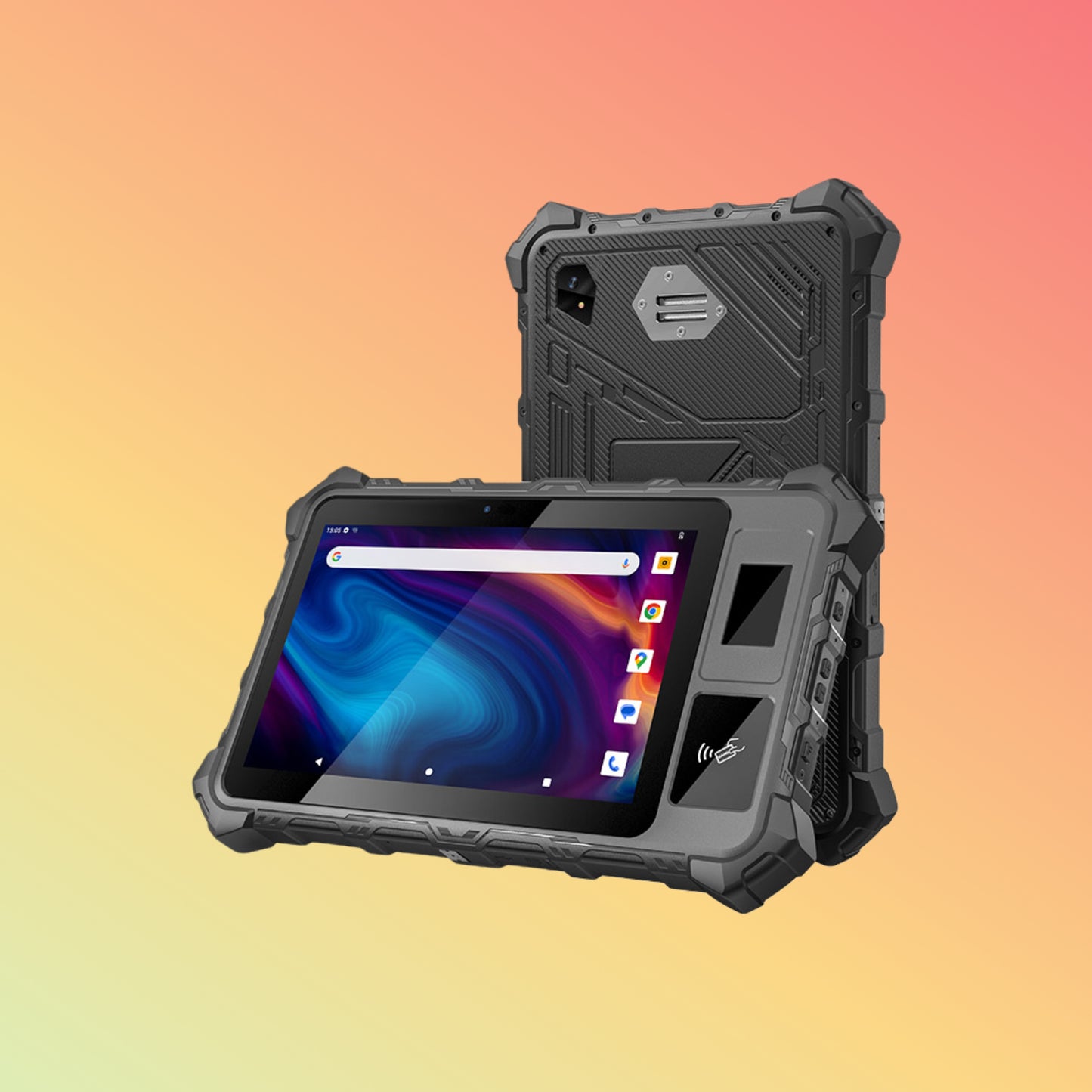 UTAB X819 8 Inch IP65 NFC Android Rugged Tablet with Smart Card or OCR Reader