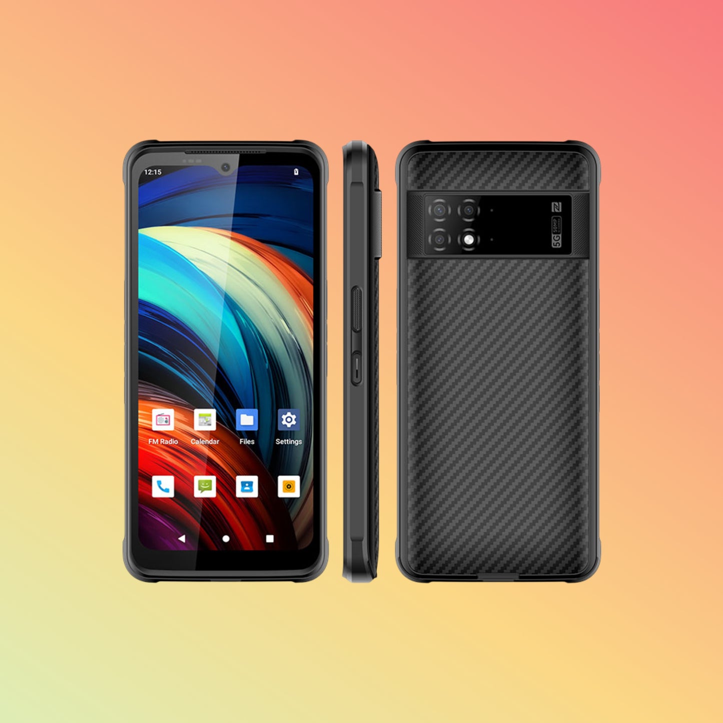 NR6510 6.52 Inch Android Fast 5G Rugged Smartphone with Removable Battery and NFC