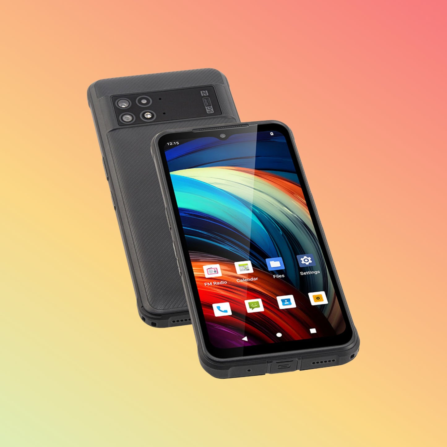 NR6510 6.52 Inch Android Fast 5G Rugged Smartphone with Removable Battery and NFC