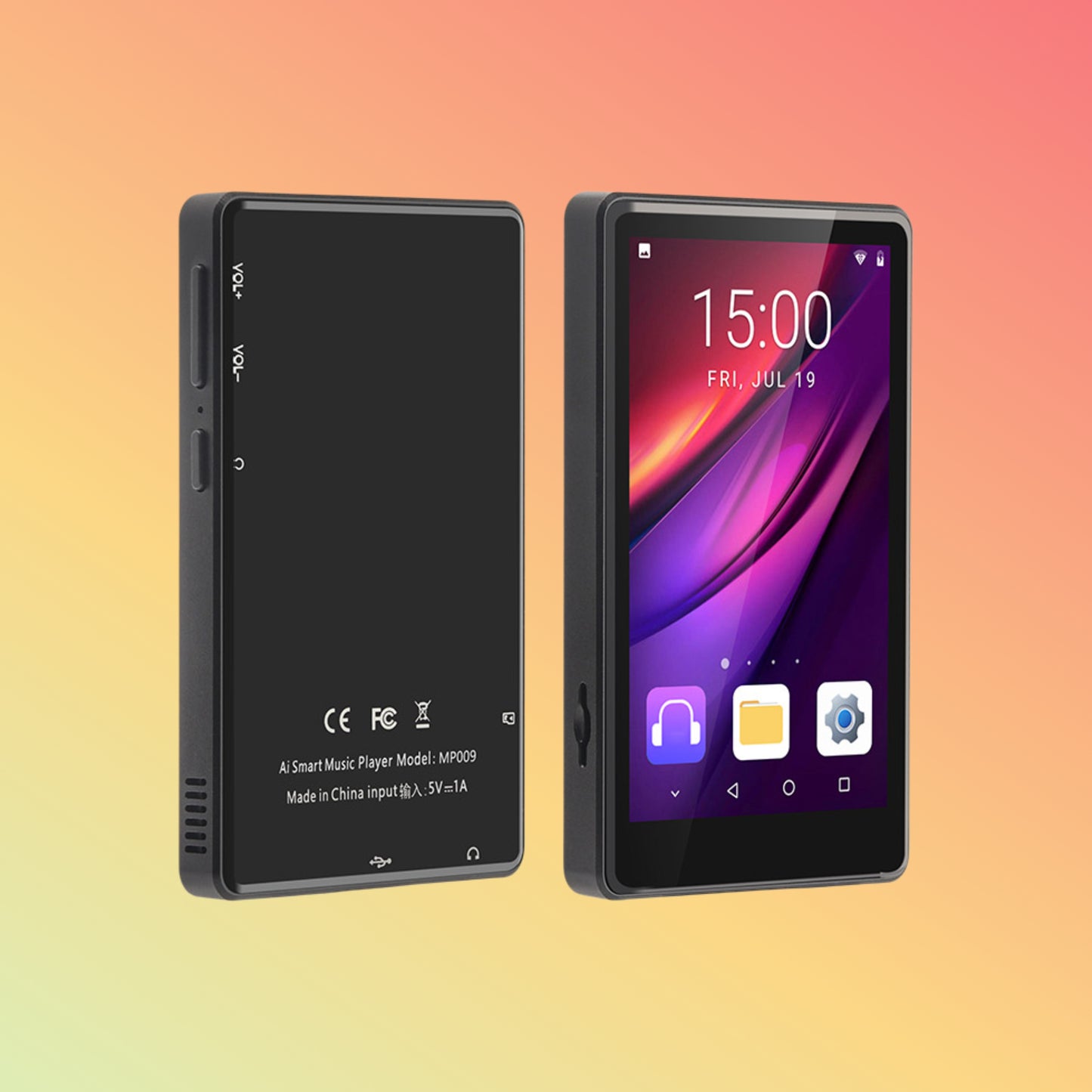 UNIWA MP009 Small 4 Inch WiFi Mini Tablet PC Stereo MP4/MP3 Android Player