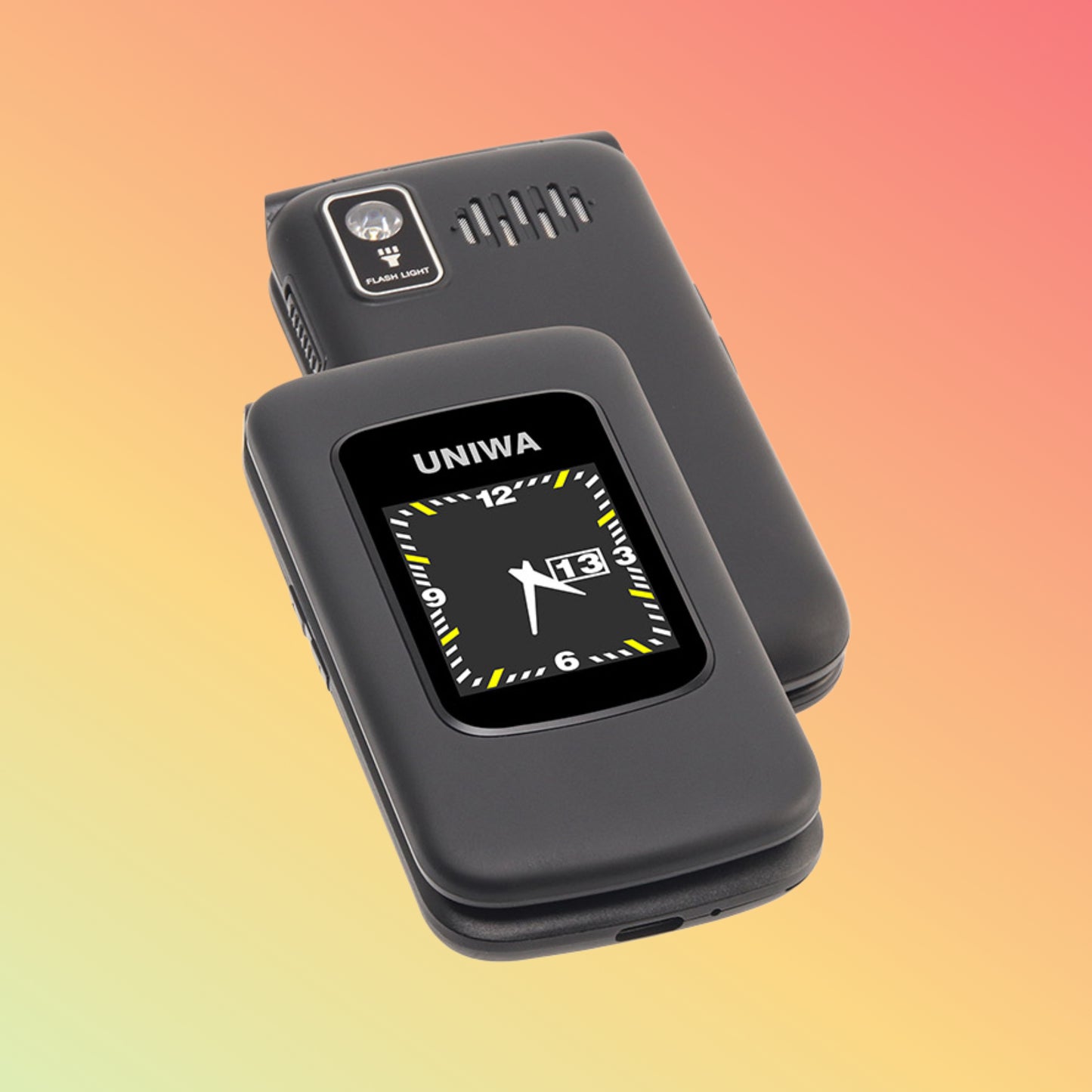 UNIWA F106 2024 New 2.4 Inch Unlocked Dual Screen Retro Chinese Keypad Flip Phone