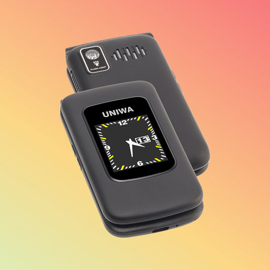 UNIWA F106 2024 New 2.4 Inch Unlocked Dual Screen Retro Chinese Keypad Flip Phone