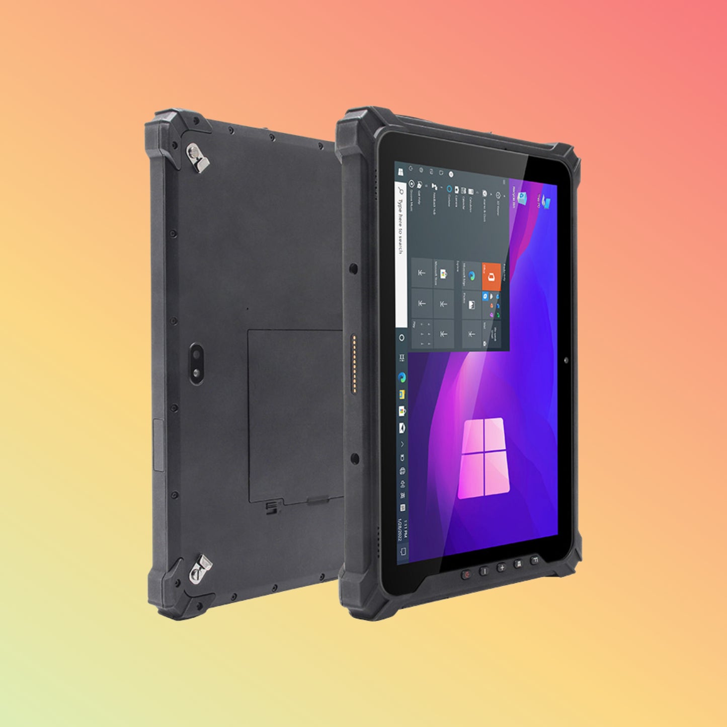 W117 10.1 inch 8GB RAM 4G LTE SIM Card Rugged Tablet Windows 11