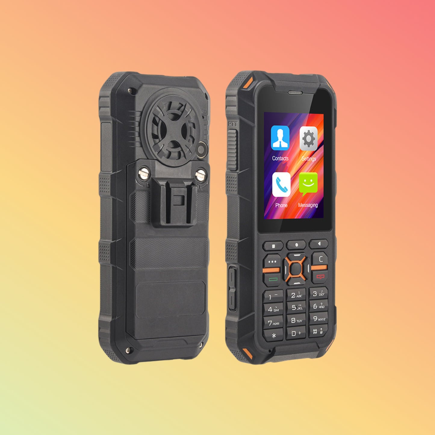 UNIWA F20 2.4 Inch Touch Screen Public Network PoC Radio Rugged Phone