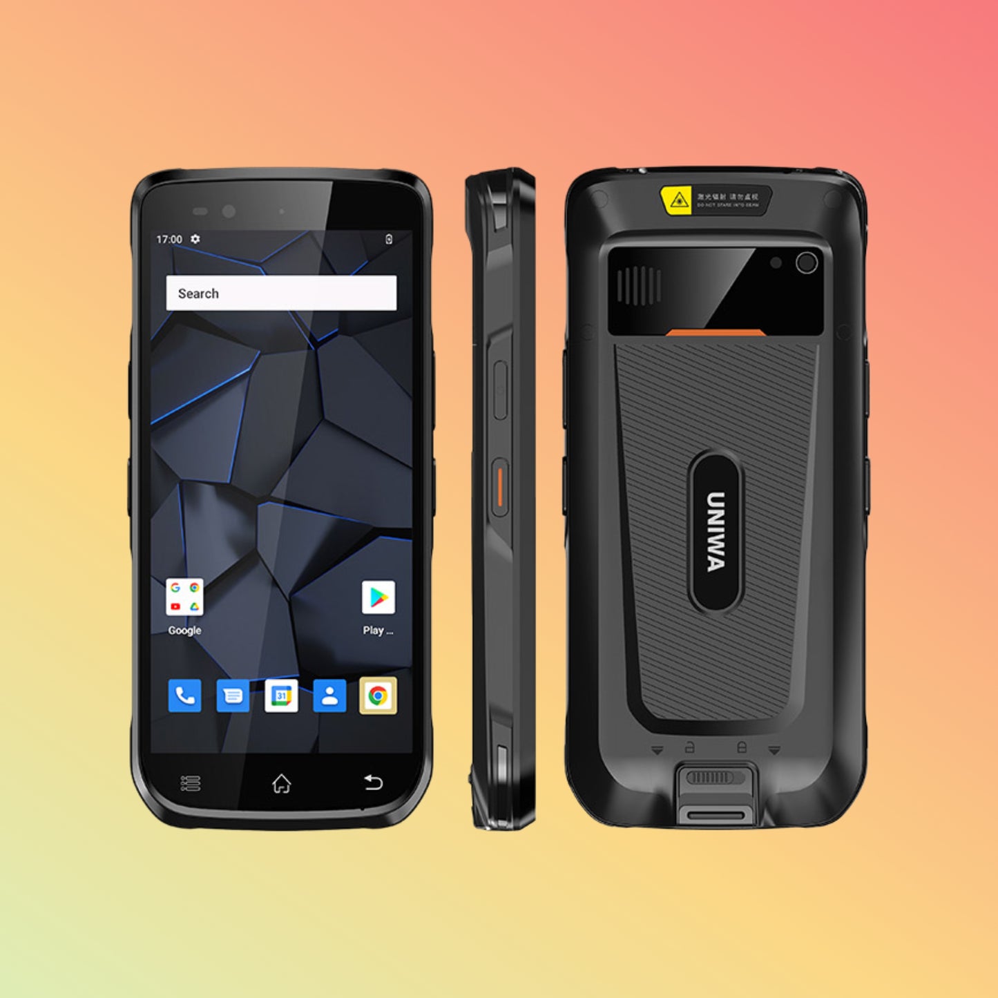 UNIWA M600 6 Inch Touch Screen Industrial Handheld Android PDA Rug Phone