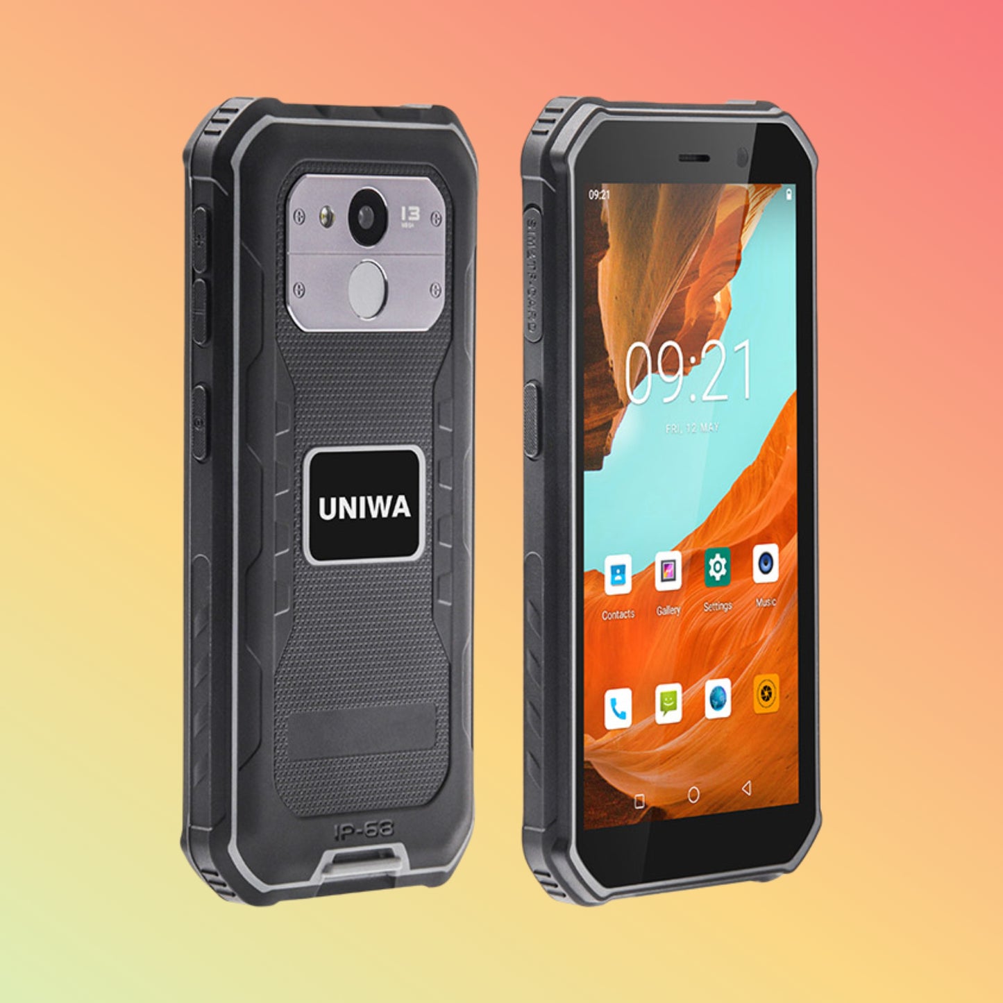 UNIWA F963 Pro 5.5 Inch IP68 Waterproof Android Handheld PDA Rugged Smartphone