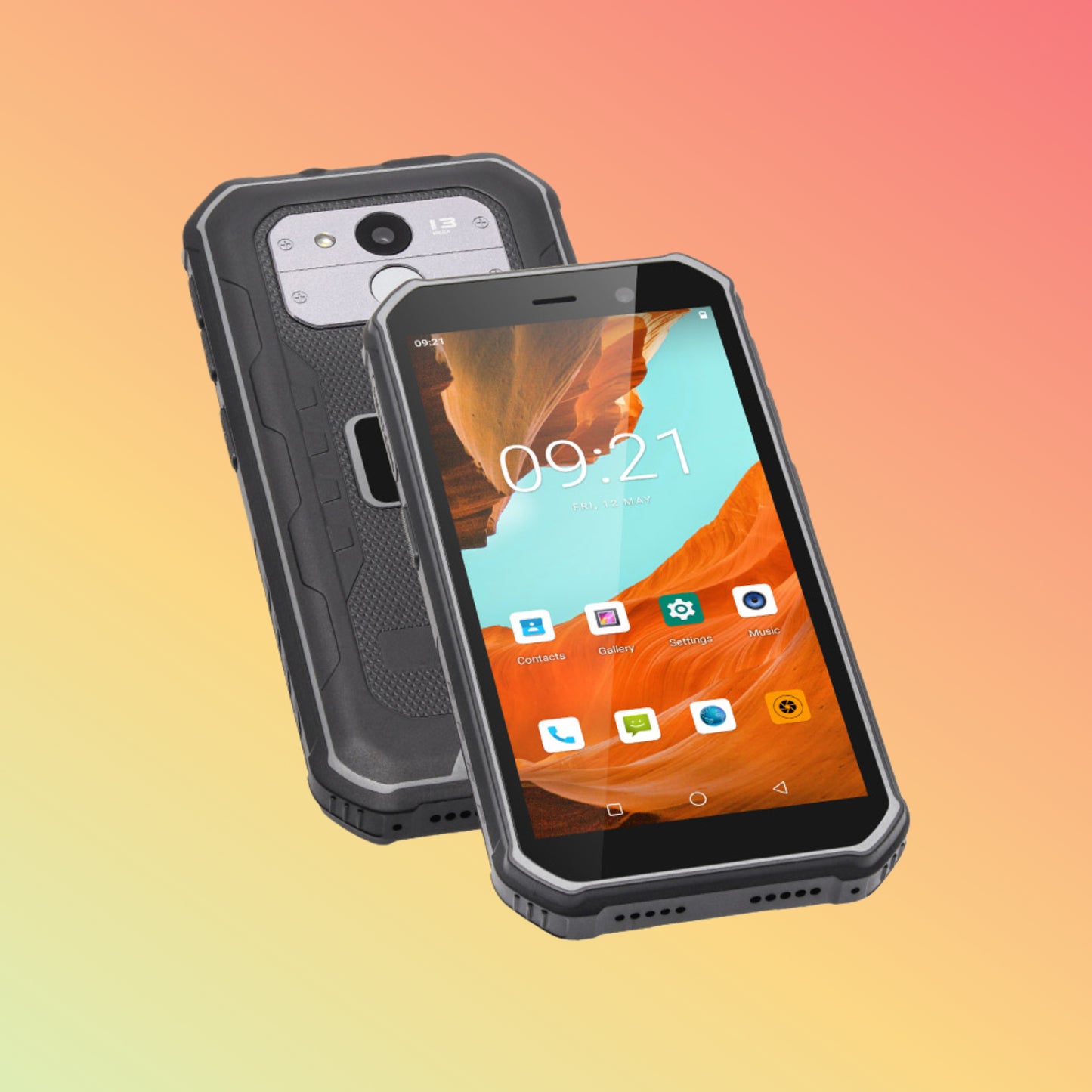 UNIWA F963 Pro 5.5 Inch IP68 Waterproof Android Handheld PDA Rugged Smartphone