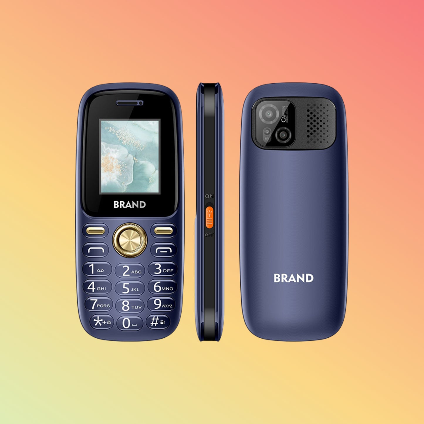 ECON U36A 1.77 inch Screen Dual SIM Card 25BI Big Battery Fashion Keypad Mobile Phone