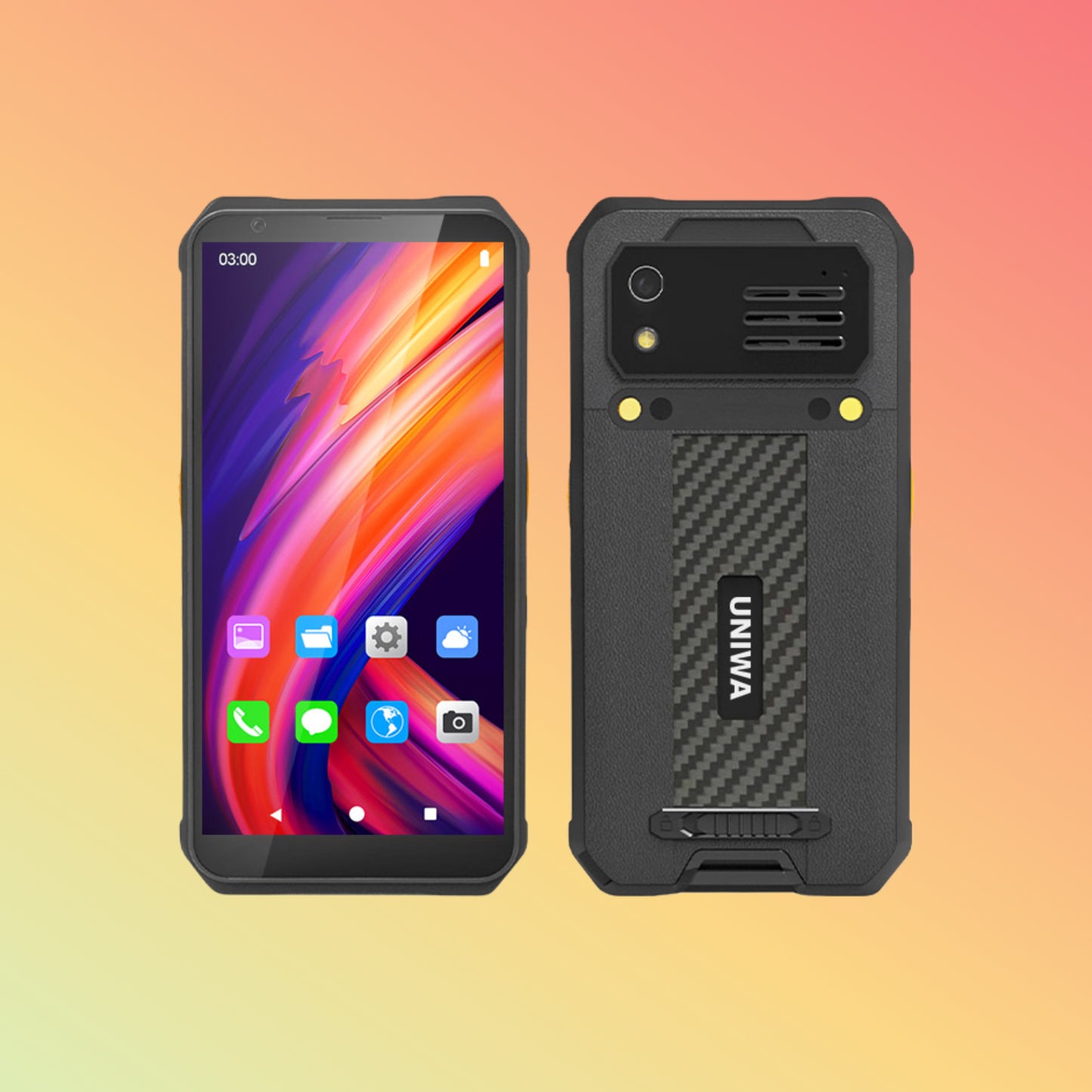 UNIWA M512 5.7 Inch Waterproof Rug Android PDA Handheld Barcode Scanner