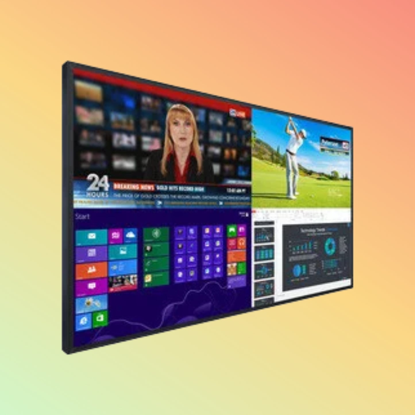 Planar Large Format LCD Displays