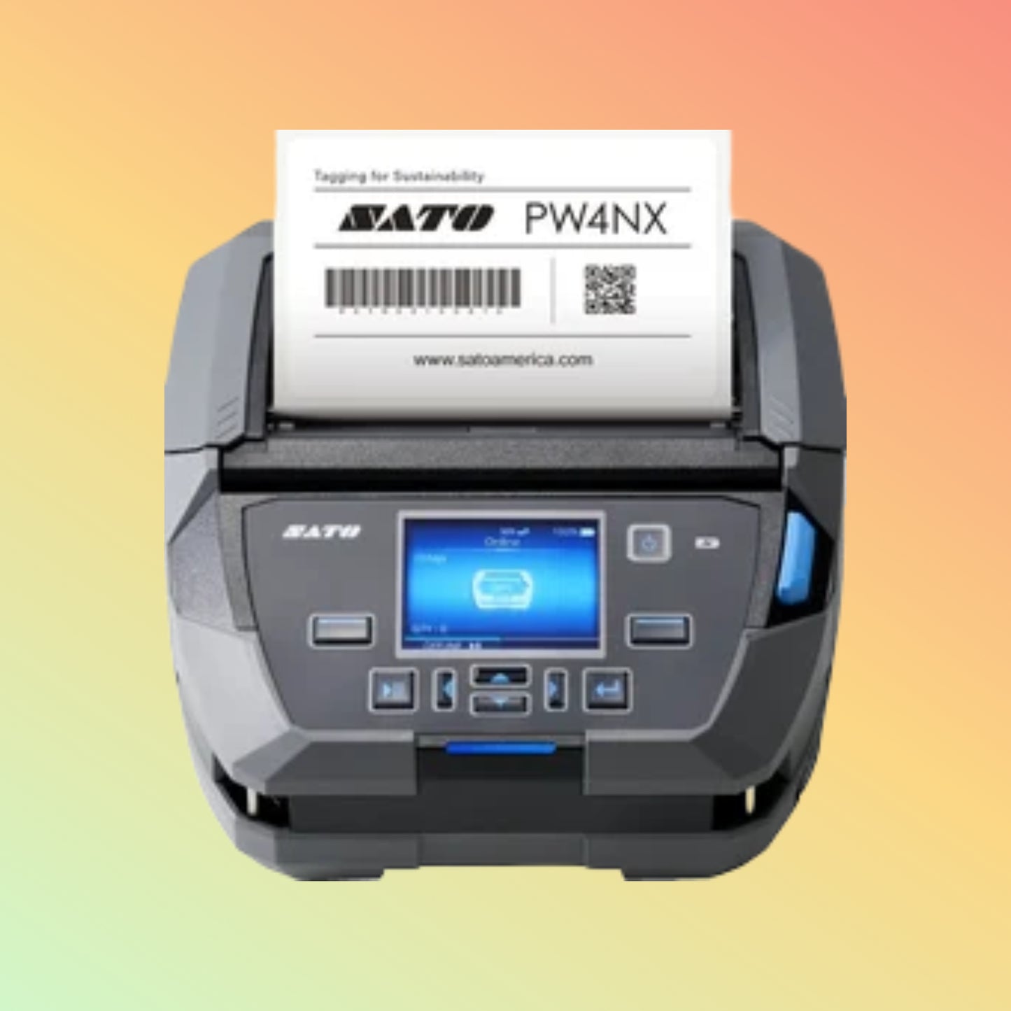 SATO PW4NX Series PW4NX Image 1 Introducing SATO’s New 4-inch Mobile Label Printer