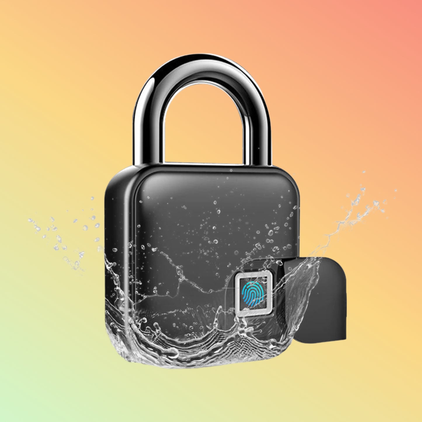 Granding L3  Intelligent Digital APP Alarm Biometric Smart Fingerprint Padlock