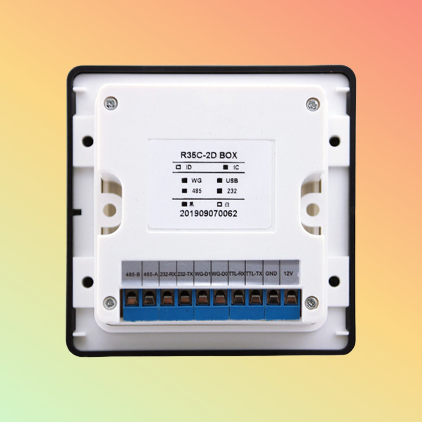 Granding QR200  QR Code & RFID Card Reader  with Wiegand, RS485, RS232, USB