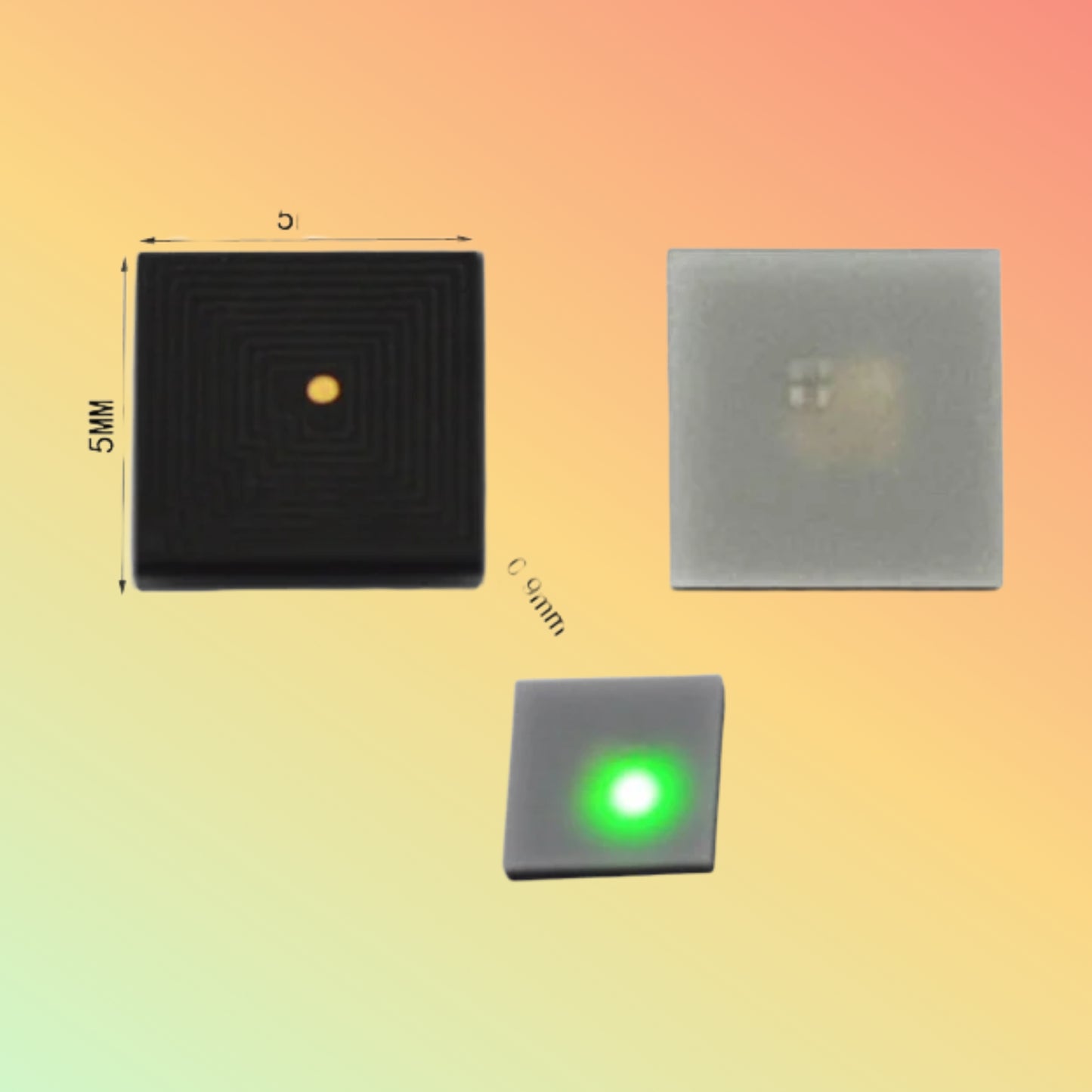 BYX Smart Tiny NFC Anti metal LED located Mini Tag