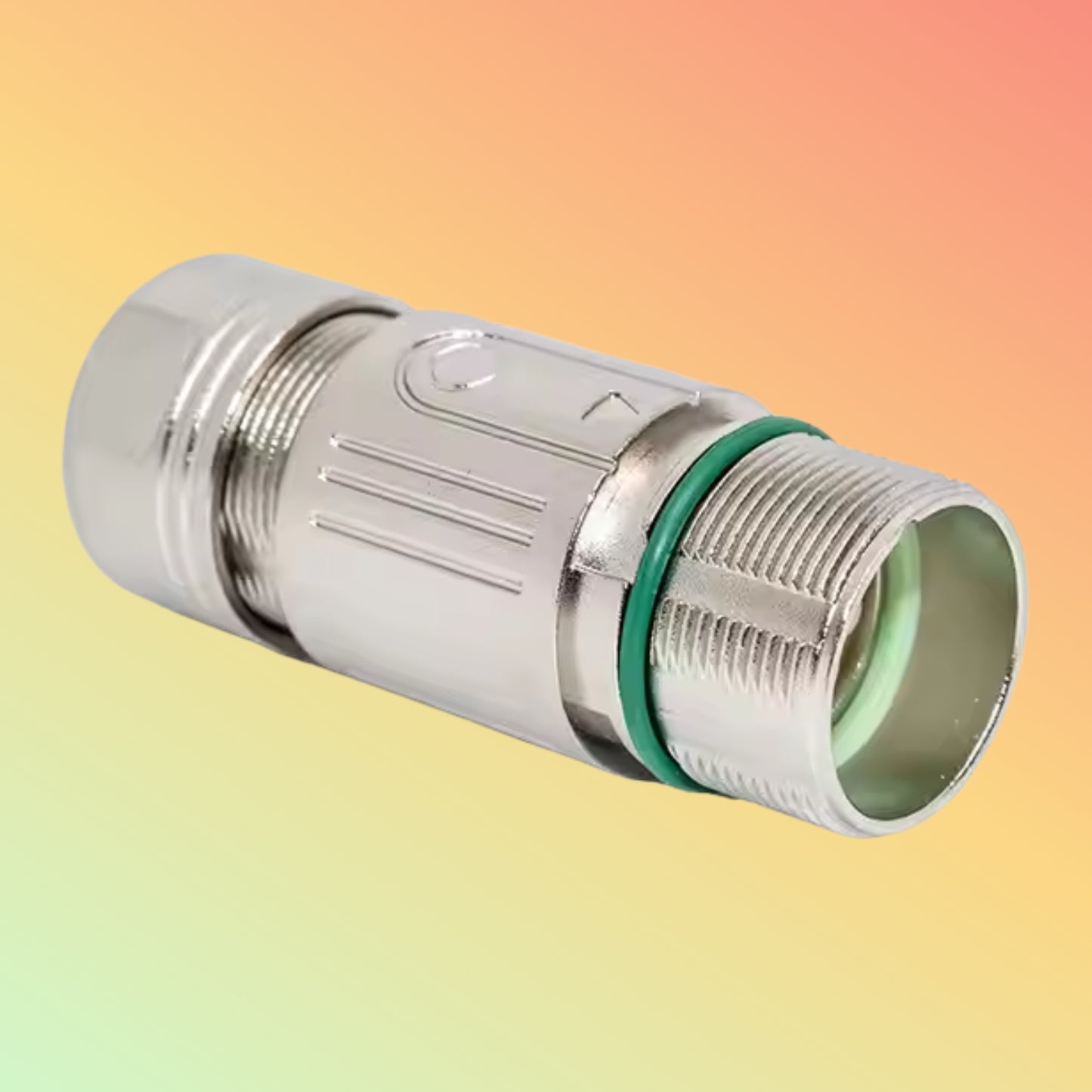 Yaomatec IP67 M23 12-Pin Industrial Wireable Female Screw Plug