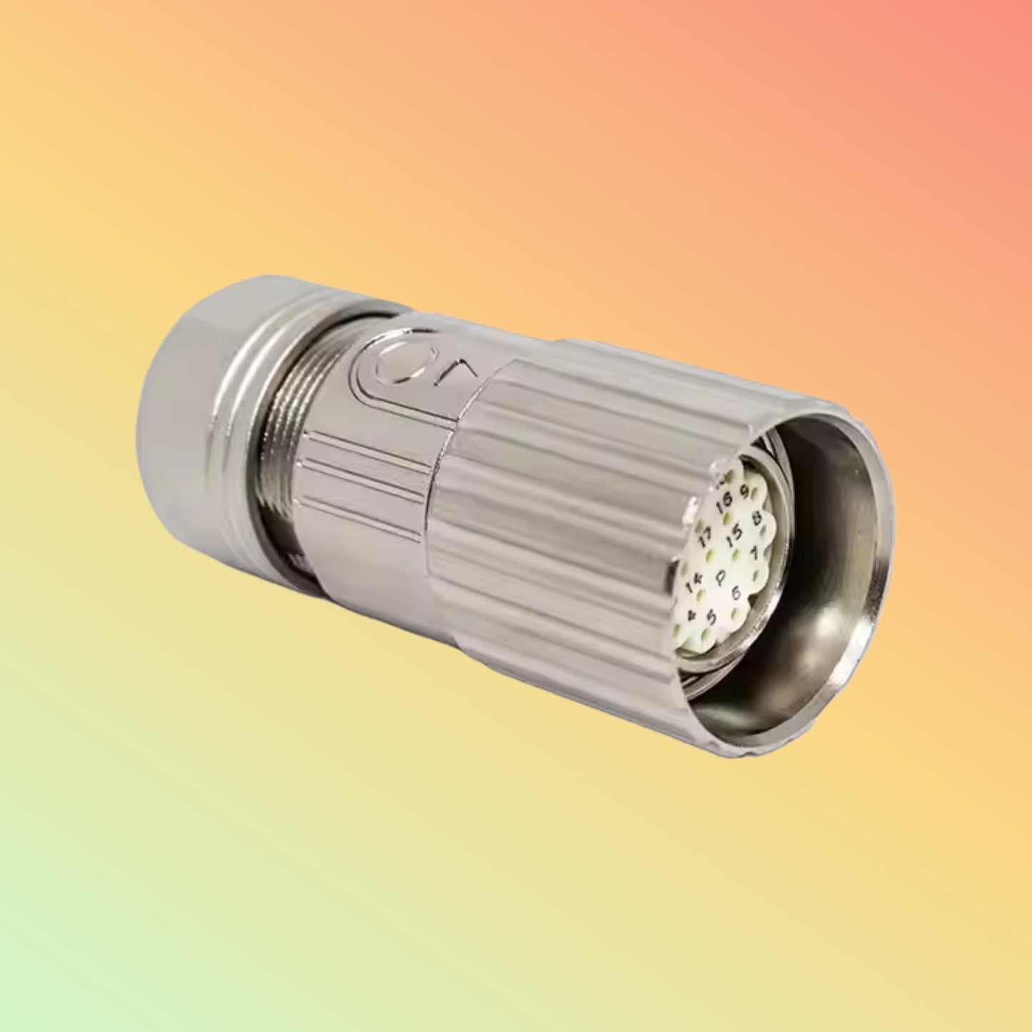 Yaomatec M23 17-Pin Female Encoder Connector for Machinery