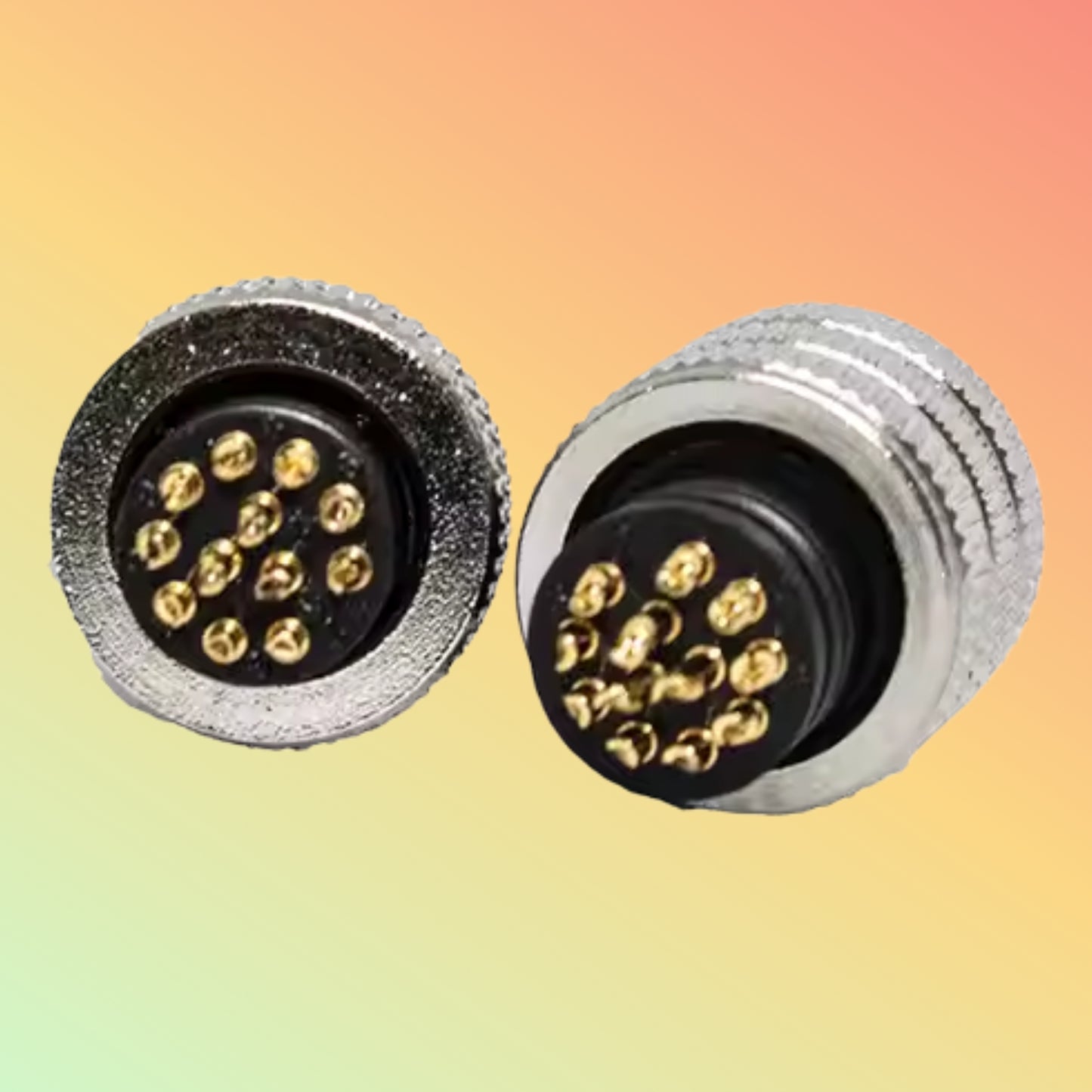 Yaomatec M12 12-Pin Male Circular Audio Connector
