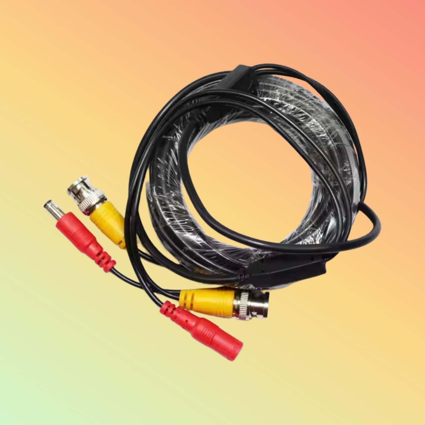 Yaomatec RG59 BNC CCTV Camera Cable with DC Power, 5m