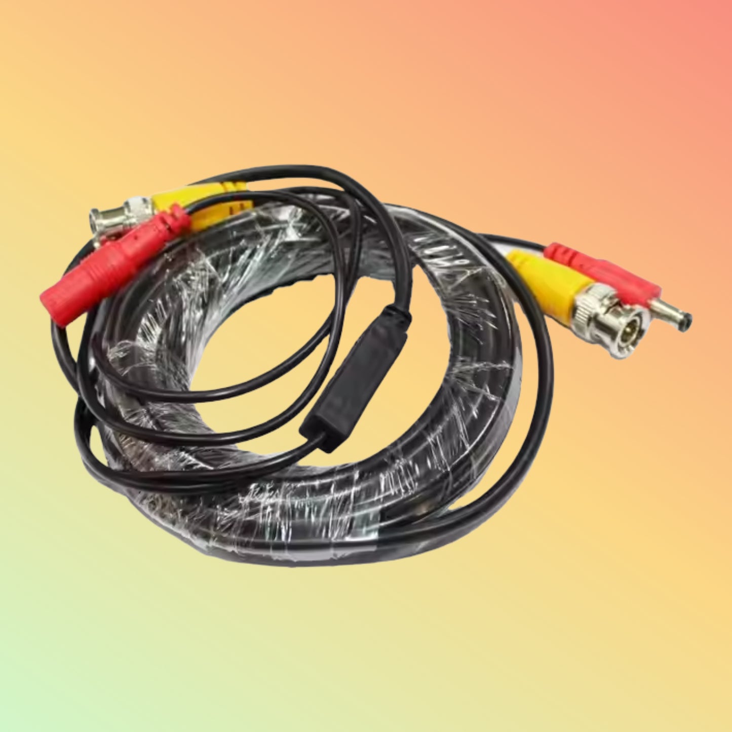 Yaomatec RG59 BNC CCTV Camera Cable with DC Power, 5m