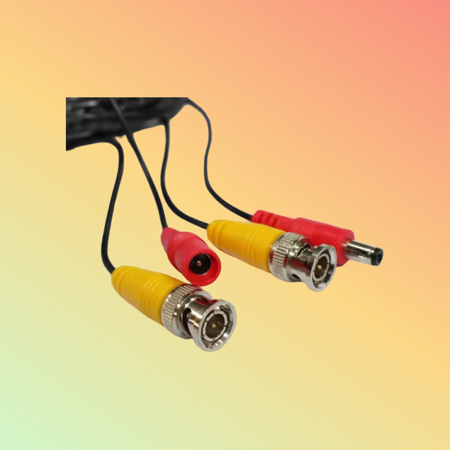 Yaomatec RG59 BNC CCTV Camera Cable with DC Power, 5m