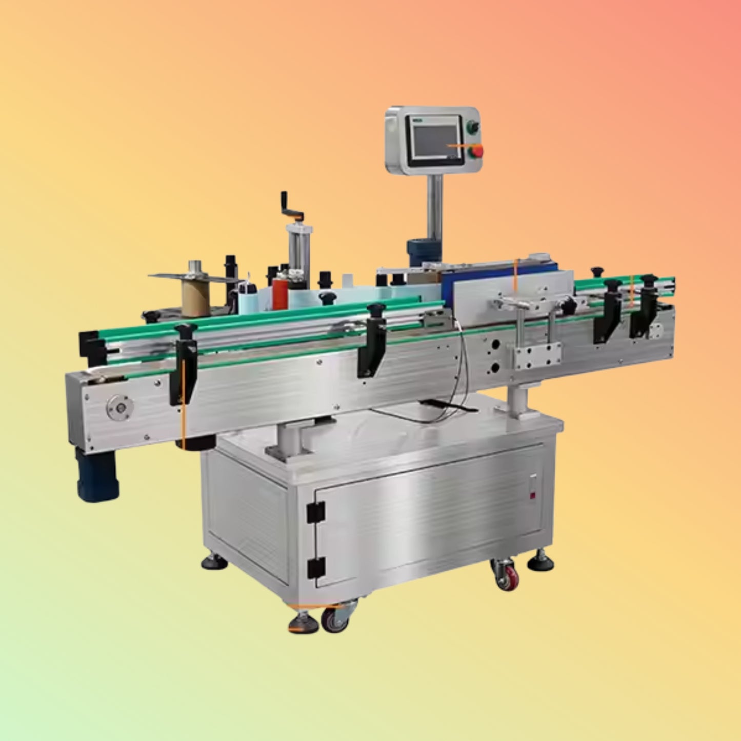 Yaomatec Round Bottle Labeling Machine for Plastic & Glass