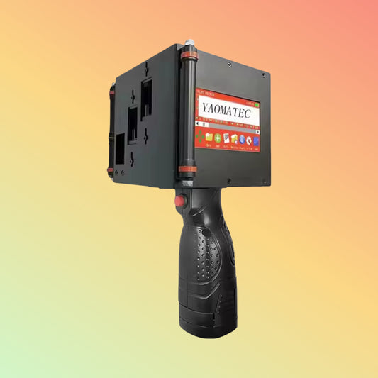 Yaomatec 5cm Handheld Inkjet Printer for Date, Logo & Barcode