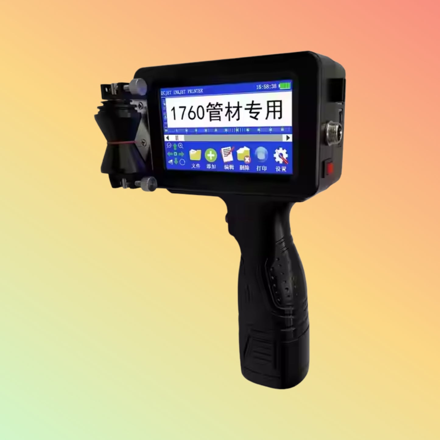 Yaomatec Handheld Digital Inkjet Printer for Date & Batch on Pipes