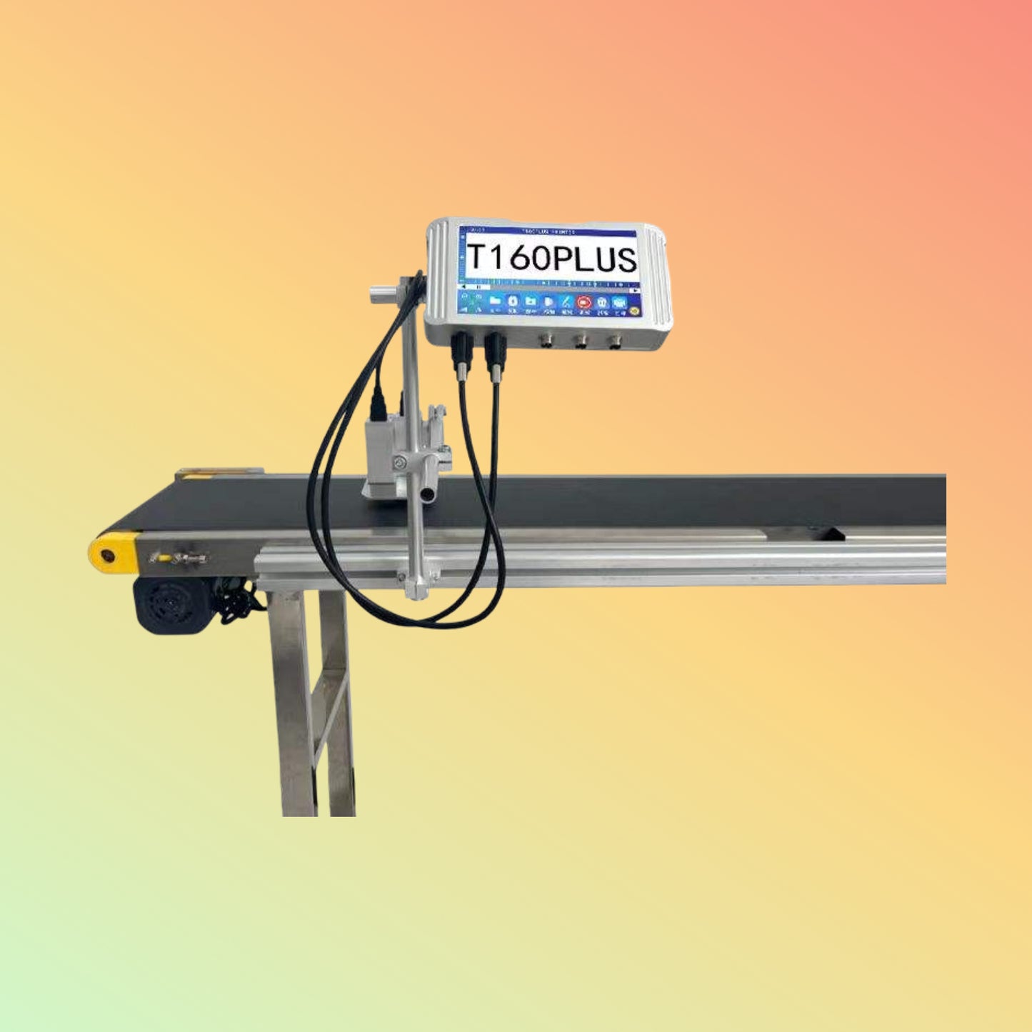 YAOMATEC 12.7mm TIJ Inkjet Printer for Date & Code on Bottles